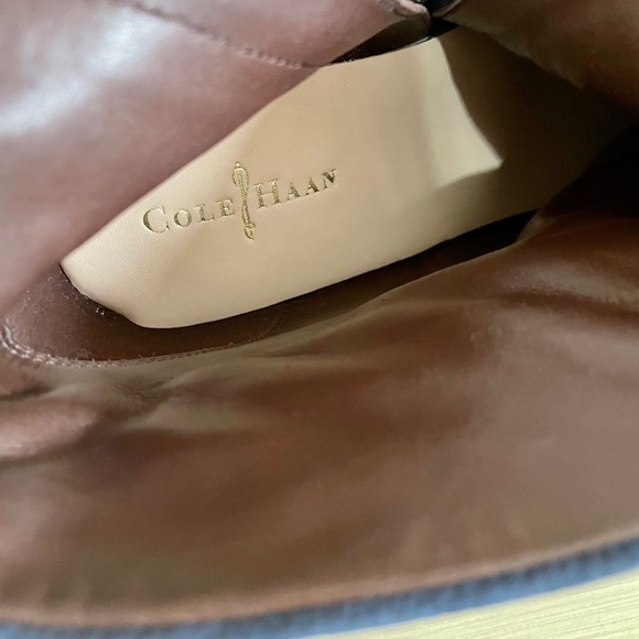 Cole Haan Cassidy Blazer Blue Nubuck Ankle Booties - Picture 6 of 6